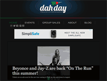 Tablet Screenshot of dahday.com